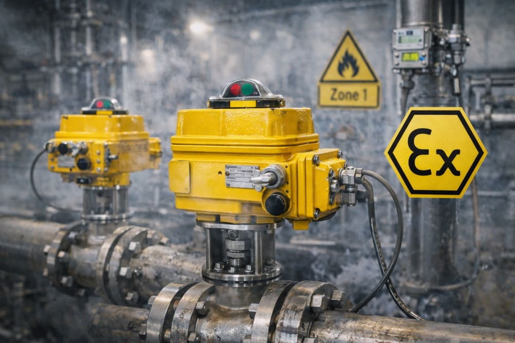 Взрывозащищенная арматура и приводы (Ex): требования, зоны, особенности подбора
