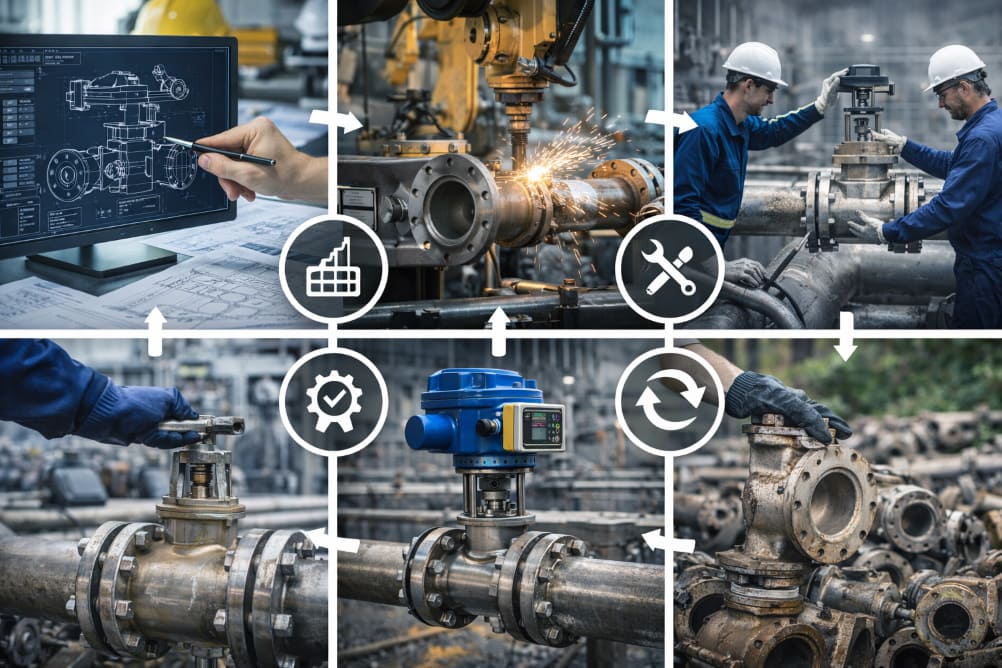 Жизненный цикл трубопроводной арматуры: от проектирования до утилизации